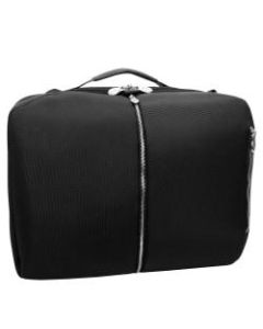 McKleinUSA East Side Nylon 2-in-1 Laptop & Tablet Convertible Travel Backpack With 17in Laptop Pocket, Black