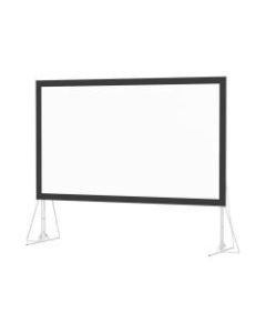 Da-Lite Fast-Fold Truss Frame HDTV Format - Projection screen with legs - rear - 365in (365.4 in) - 16:9 - Da-Tex