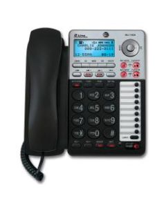 AT&T ML17939 2-Line Corded Phone with Speakerphone & Digital Answering System, Black