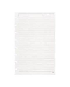 TUL Discbound Refill Pages, Junior Size, Narrow Ruled, 300 Sheets, White