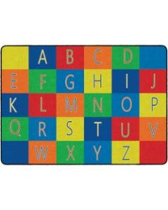 Flagship Carpets Alphabet Seating Rug, 6ft x 8ft 4in, Multicolor