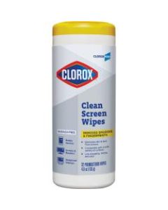 Clorox Pro Clean Screen Wipes, Canister Of 32 Wipes