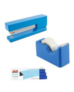 JAM Paper 3-Piece Office Organizer Set, Blue