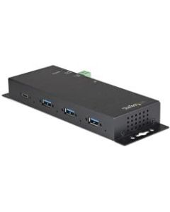 Line StarTech.com 4 Port USB C Hub 10Gbps - Metal Industrial USB 3.2/3.1 Gen 2 Type-C Hub - 3A/1C - USB-C or USB-A Host - Mountable - ESD/Surge
