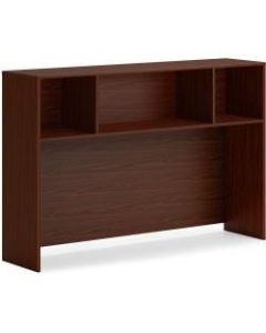HON Mod Desk Hutch - 60in x 14in x 39.3in - Finish: Mahogany Laminate