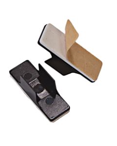 KleenSlate Adhesive Clips For Small Markers, Black, Pack Of 10