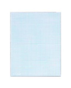 TOPS Quadrille Pads With Heavyweight Paper, 6 x 6 Squares/Inch, 50 Sheets, White