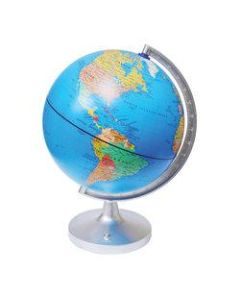 Elenco Electronics Dual Cartography LED Illuminated Globe, 12in x 12in