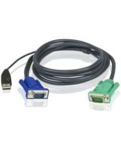 ATEN 15ft USB KVM Cable - SPHD15 to VGA & USB A - 16ft