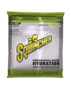 Sqwincher Powder Packs, Lemon-Lime, 47.66 Oz, Case Of 16