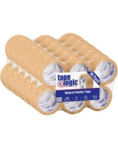 Partners Brand Natural Rubber Carton Sealing Tape, 2.2 Mil, 2in x 55 Yd., Clear, Case Of 36