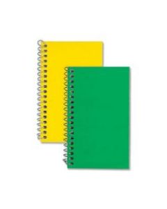 Rediform Spiralbound Memo Book - 60 Sheets - Spiral - 3in x 5in - Bright White Paper - Assorted Cover - 1Each