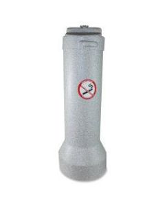 Butler Outdoor Smokers Receptacle - 25in Height x 9in Width - Aluminum, Steel - Gray Granite - 1 Each