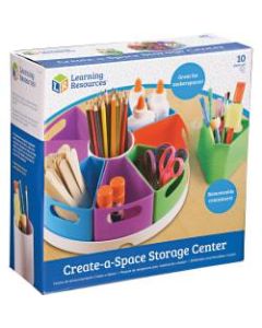 Learning Resources 10-piece Storage Center - 4.6in Height x 12in Width x 12in Length - Multi - 8 / Each