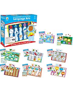 Carson-Dellosa CenterSOLUTIONS File Folder Games - Language Arts, Grade 1, Box Of 16