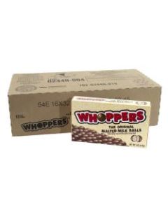 Whoppers Malted Milk Balls, 4-Oz Box, Pack Of 12
