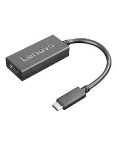 Lenovo USB-Type-C-To-HDMI Adapter Cable, Black, GX90R61025