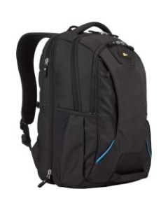 Case Logic BEBP-315 BLACK Carrying Case (Backpack) for 15.6in Notebook - Black - Polyester, Ethylene Vinyl Acetate (EVA) Strap - Checkpoint Friendly - Shoulder Strap, Handle, Chest Strap, Trolley Strap - 18.5in Height x 12.2in Width x 12.2in Depth