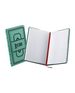 Boorum & Pease Canvas Account Book, Record, 16 Lb., 12 1/8in x 7 5/8in, 150 Pages, Blue
