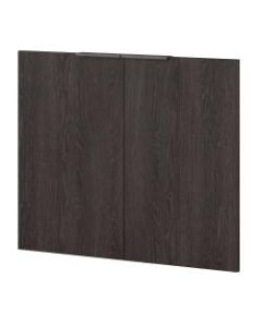 kathy ireland Office by Bush Business Furniture Atria Door Kit For 5 Shelf Bookcase, Charcoal Gray, Standard Delivery