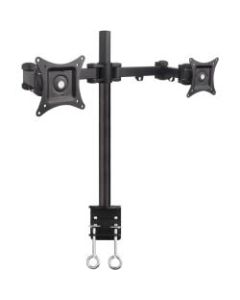 SIIG Articulating Dual Monitor Desk Mount - 13in to 27in - Adjustable Height - 2 Display(s) Supported - 13in to 27in Screen Support - 22 lb Load Capacity