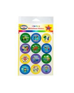 Kenson Parenting Solutions I Can Do It! Motivational Home Stickers, 5in x 7in, Pack Of 24 Stickers, Preschool - Grade 3