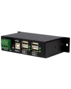 StarTech.com StarTech.com 4-Port USB 2.0 Hub - Add four rugged external USB 2.0 ports from a single USB connection - usb 2.0 hub - 4 port usb hub - desktop usb hub -external usb hub