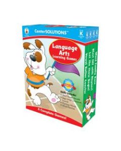 Carson-Dellosa CenterSOLUTIONS Learning Games, Language Arts, Grade K