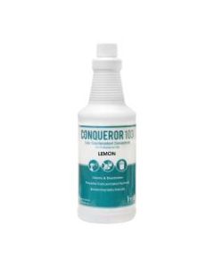 Fresh Products Bio Conqueror 105 Liquid Concentrate, 1 Qt, Lemon Fragrance, Pack Of 12 Bottles