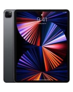 Apple iPad Pro (5th Generation) Tablet - 12.9in - 8 GB RAM - 512 GB Storage - iPadOS 14 - 5G - Space Gray - Apple M1 SoC Octa-core - 2732 x 2048 - Cellular Phone Capability - 12 Megapixel Front Camera - 9 Hour Maximum Battery