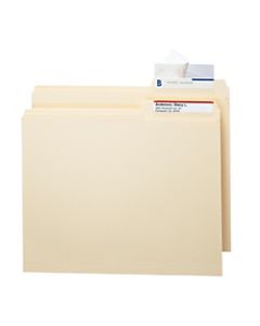 Smead Seal And View Clear Tab Label Protectors, CLL, 3 1/2in x 1 11/16in, Box Of 100