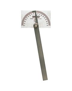 Stainless Steel Protractors, 6 in, Square Head
