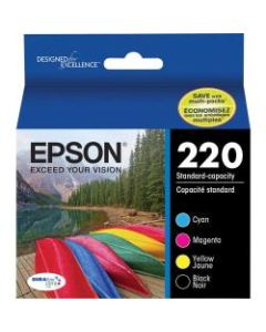 Epson DURABrite Ultra 220 Original Ink Cartridge - Combo Pack - Black, Cyan, Magenta, Yellow - Inkjet - Standard Yield - 1 / Each