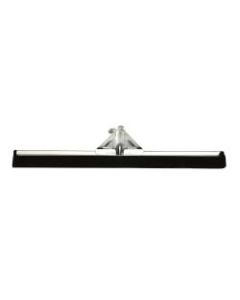 Alpine Dual Moss Heavy-Duty Floor Squeegee, 1in x 22in, Silver/Black