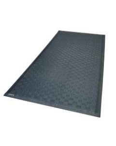 M + A Matting Cushion Station, 3 3/16ft x 12 5/16ft, Black