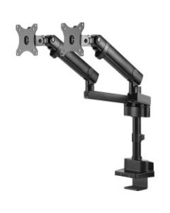 V7 DMPRO2DTA-3N Desk Mount for Monitor - Matte Black - 2 Display(s) Supported - 32in Screen Support - 35.27 lb Load Capacity