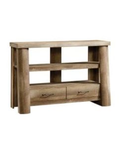 Sauder Boone Mountain Anywhere Console Table, 32-5/16inH x 49-1/4inW x 17inD, Craftsman Oak