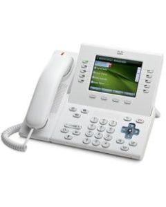 Cisco Slimline Handset for IP Phone - 5in Screen Size - USB - White