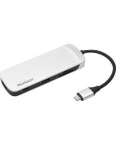 Kingston Nucleum Docking Station - for Notebook/Smartphone - 60 W - USB 3.1 Type C - 4 x USB Ports - USB Type-C - HDMI - Wired