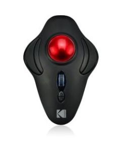 Kodak IMOUSE Q40 Wireless Ergonomic Trackball Mouse - Optical - Wireless - Radio Frequency - 1 Pack - USB - 4800 dpi - Trackball, Scroll Wheel - 7 Button(s) - Symmetrical