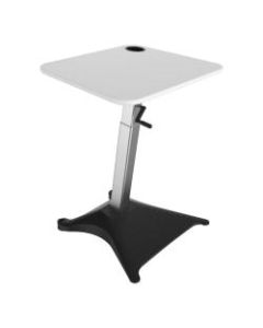 Safco Focal Brio Adjustable-Height Standing Desk, White