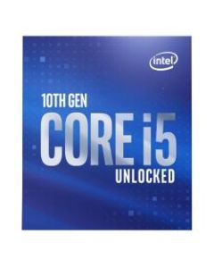 Intel Core i5 (10th Gen) i5-10600K Hexa-core (6 Core) 4.10 GHz Processor - Retail Pack - 12 MB L3 Cache - 64-bit Processing - 4.80 GHz Overclocking Speed - 14 nm - Socket LGA-1200 - UHD Graphics 630 Graphics - 125 W - 12 Threads