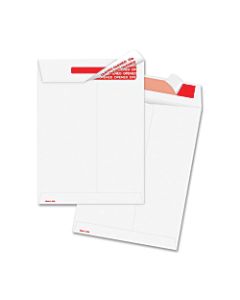 Survivor Tyvek Tamper-Indicator Envelopes, 10in x 13in, Self-Adhesive, White, Box Of 100