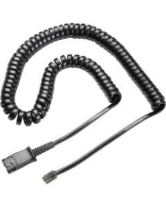 Plantronics Polaris Cable For Headset - RJ-11 Male - Male Proprietary - Smoke