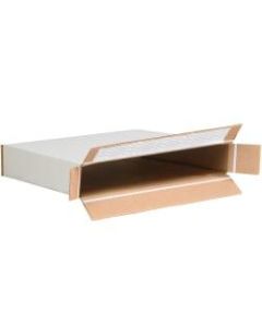 Office Depot Brand White Self-Seal Side-Loading Corrugated Cartons, 10 7/8in x 2in x 12 1/4in, Pack Of 25