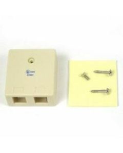 Belkin 2-Position Surface Mounting Box - Ivory