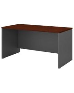 Bush Business Furniture Components 60inW Office Desk, Hansen Cherry/Graphite Gray, Standard Delivery