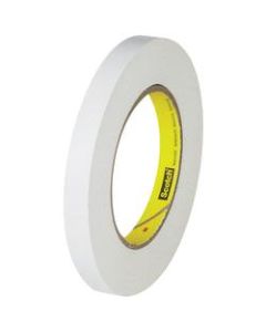 3M 256 Flatback Tape, 3in Core, 0.5in x 60 Yd., White, Case Of 12