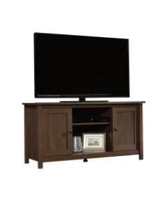 Sauder County Line TV Stand For 47in TVs, 23-7/8inH x 47-3/8inW x 17inD, Rum Walnut