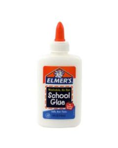 Elmers White Washable School Glue, 4 oz